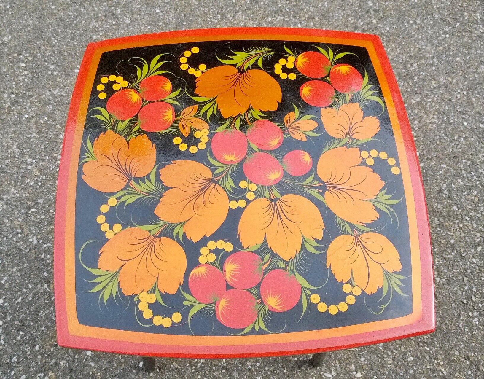 Small Russian harness Khokhloma 1980