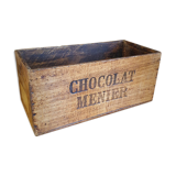 Ancient menier chocolate box