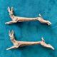 10 animal-shaped knife holders in silver-colored metal