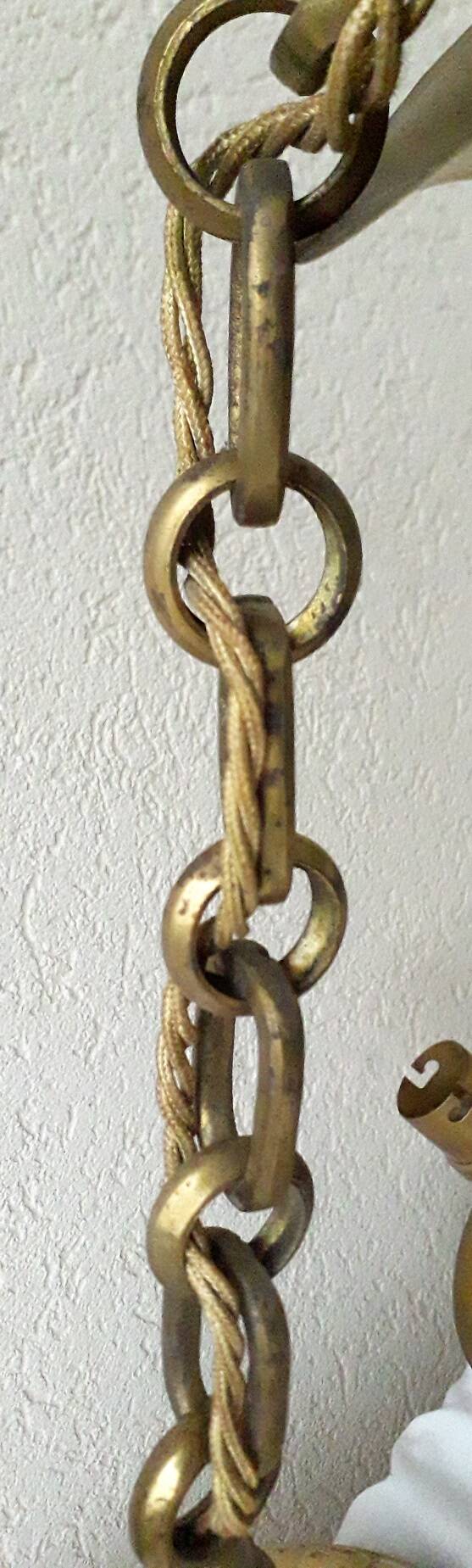 Bronze chandelier with 6 arms