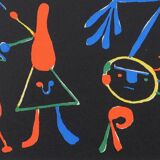Joan Miro: Characters in the Stars, lithograph