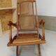 Fauteuil pliant canné