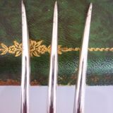 Service, covered to cut, leg christofle old model louis xv around 1900