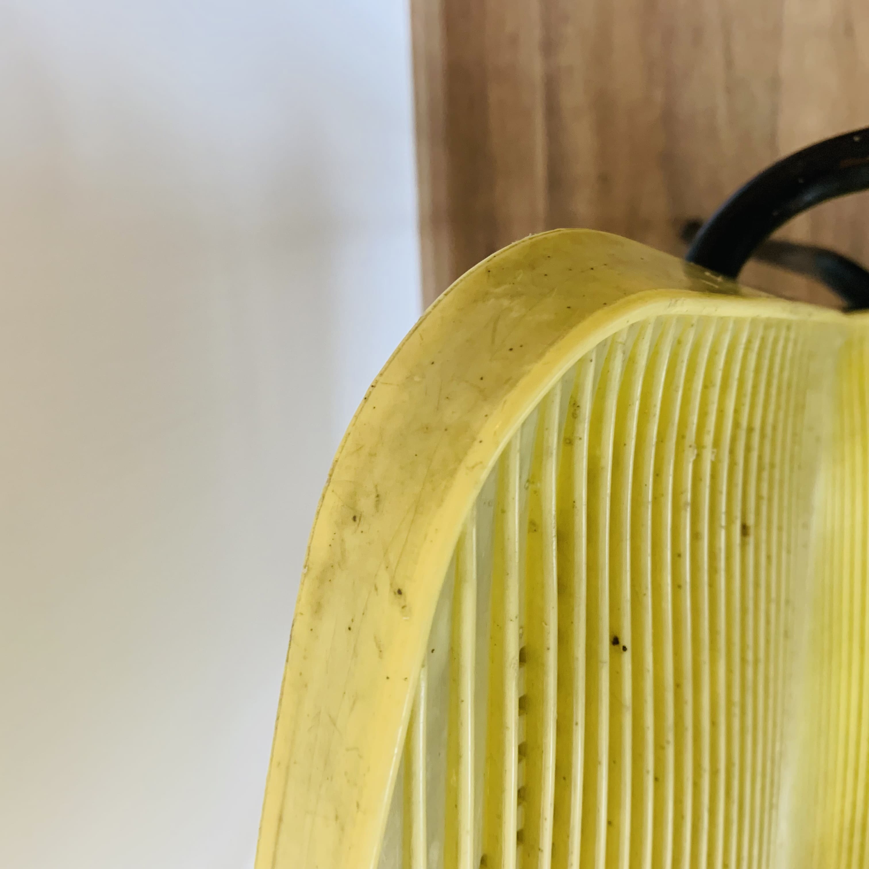 4 yellow outdoor armchairs