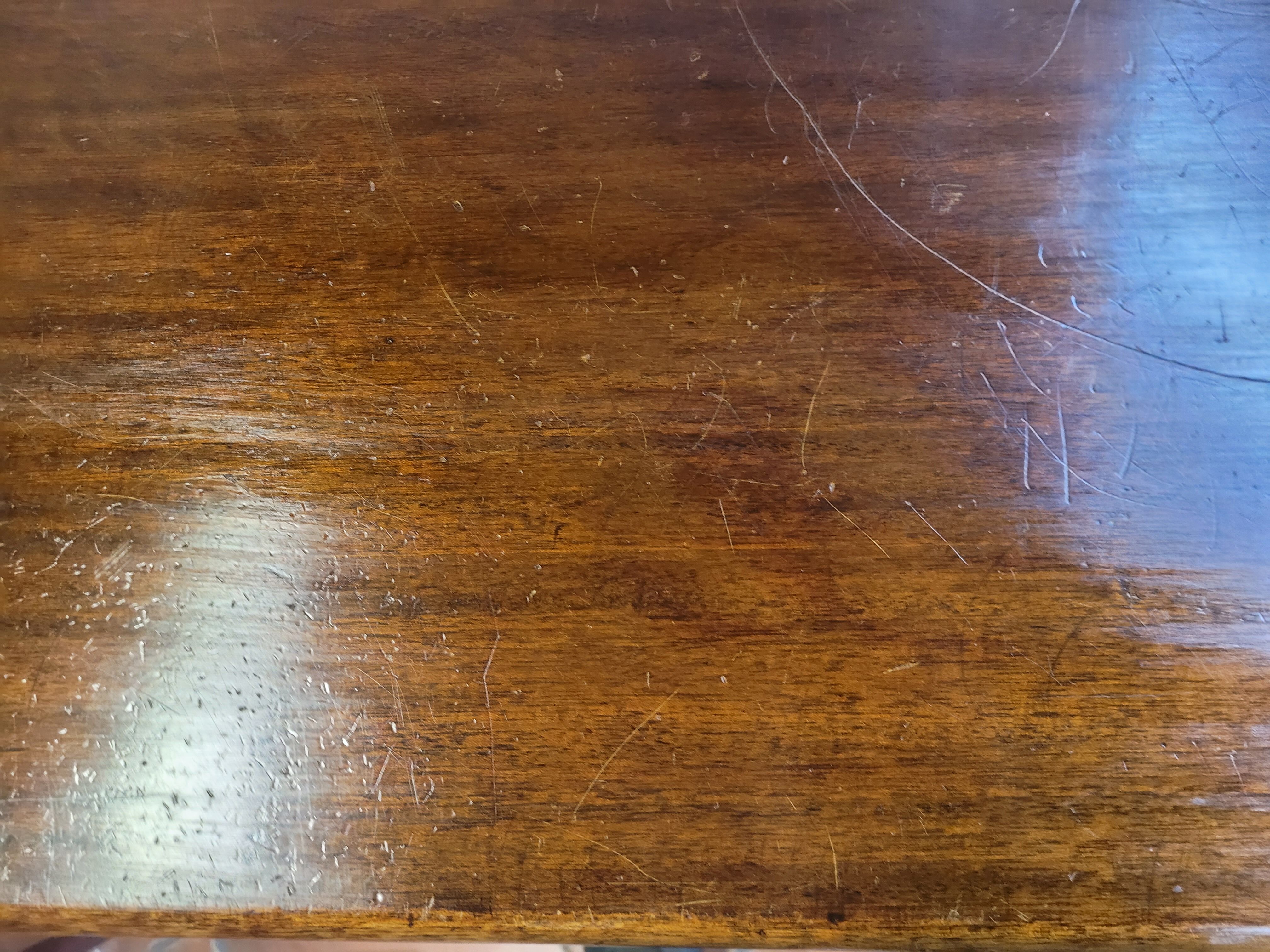 Antique mahogany bistro table