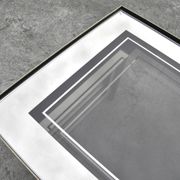 Brass, gold metal and 70s mirror glass tables