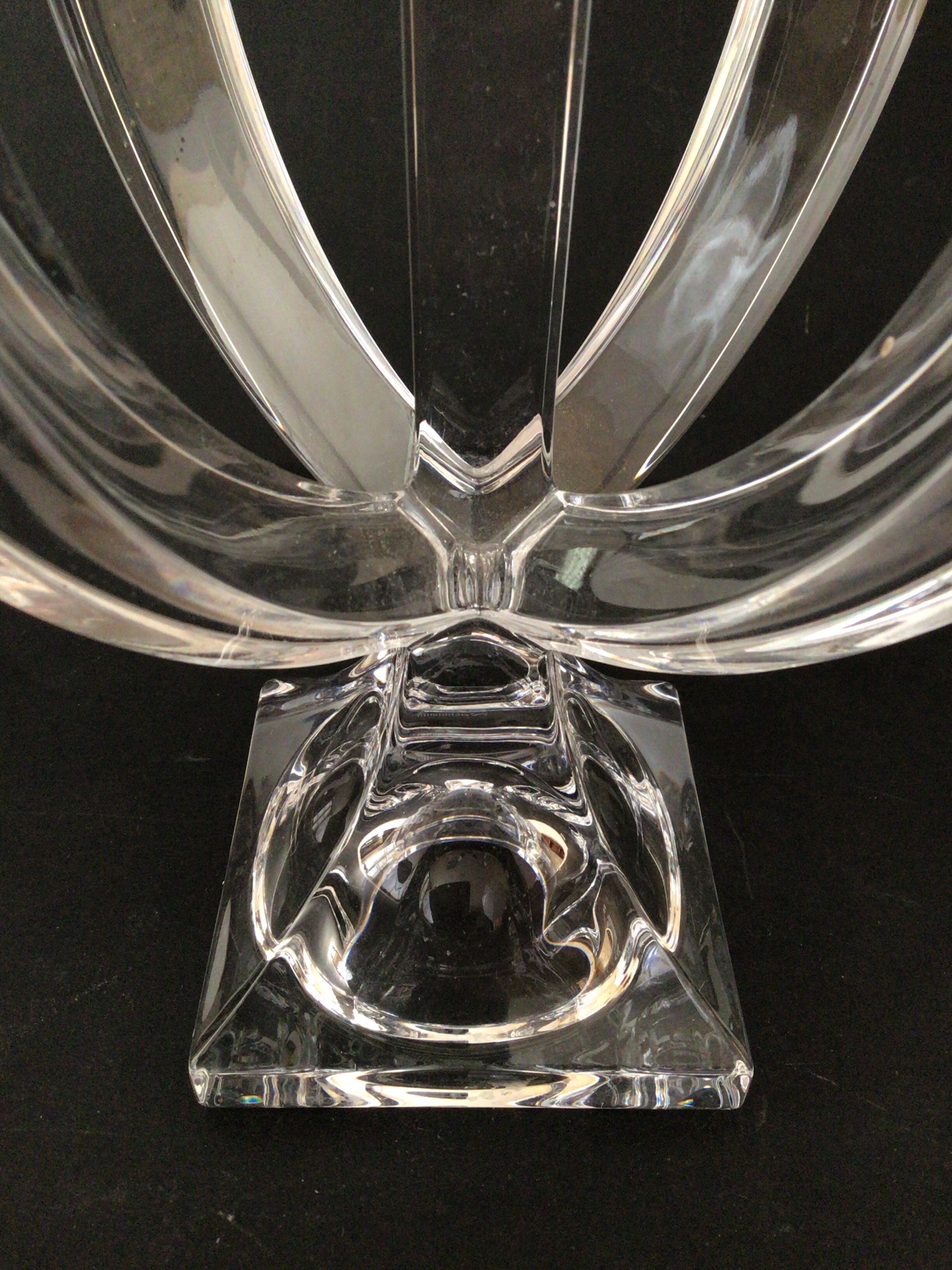 Candle holder crystal Nachtmann Art deco
