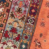 Tapis ancien multicolore fait main - 238cm x 175cm