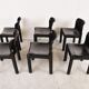 Model 4875 chairs by Carlo Bartoli for Kartell, 1970s