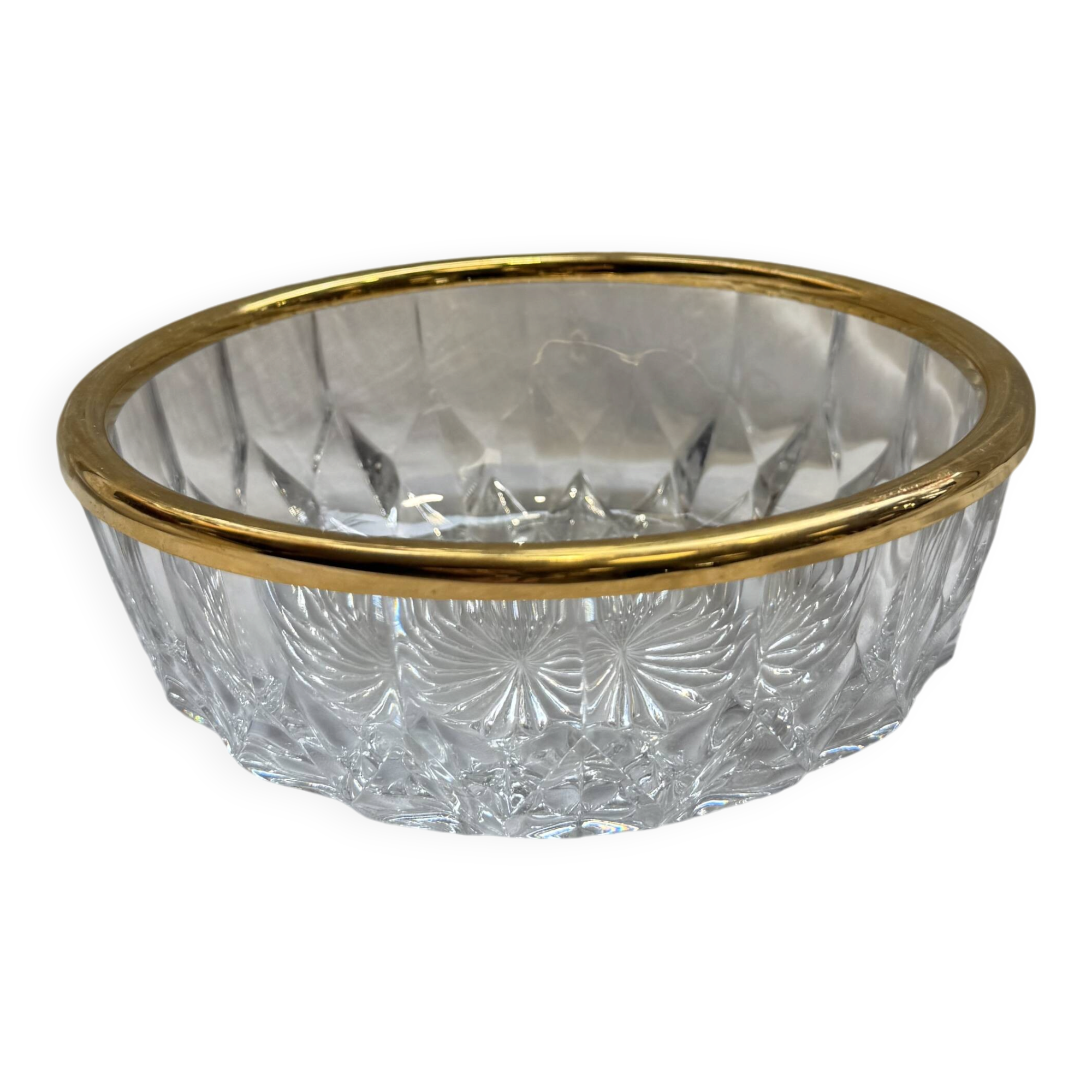 Golden crystal cup