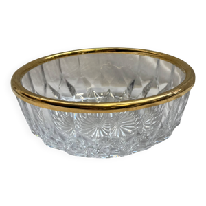 Coupe en cristal doré