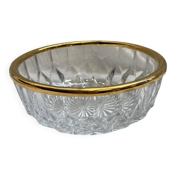 Coupe en cristal doré
