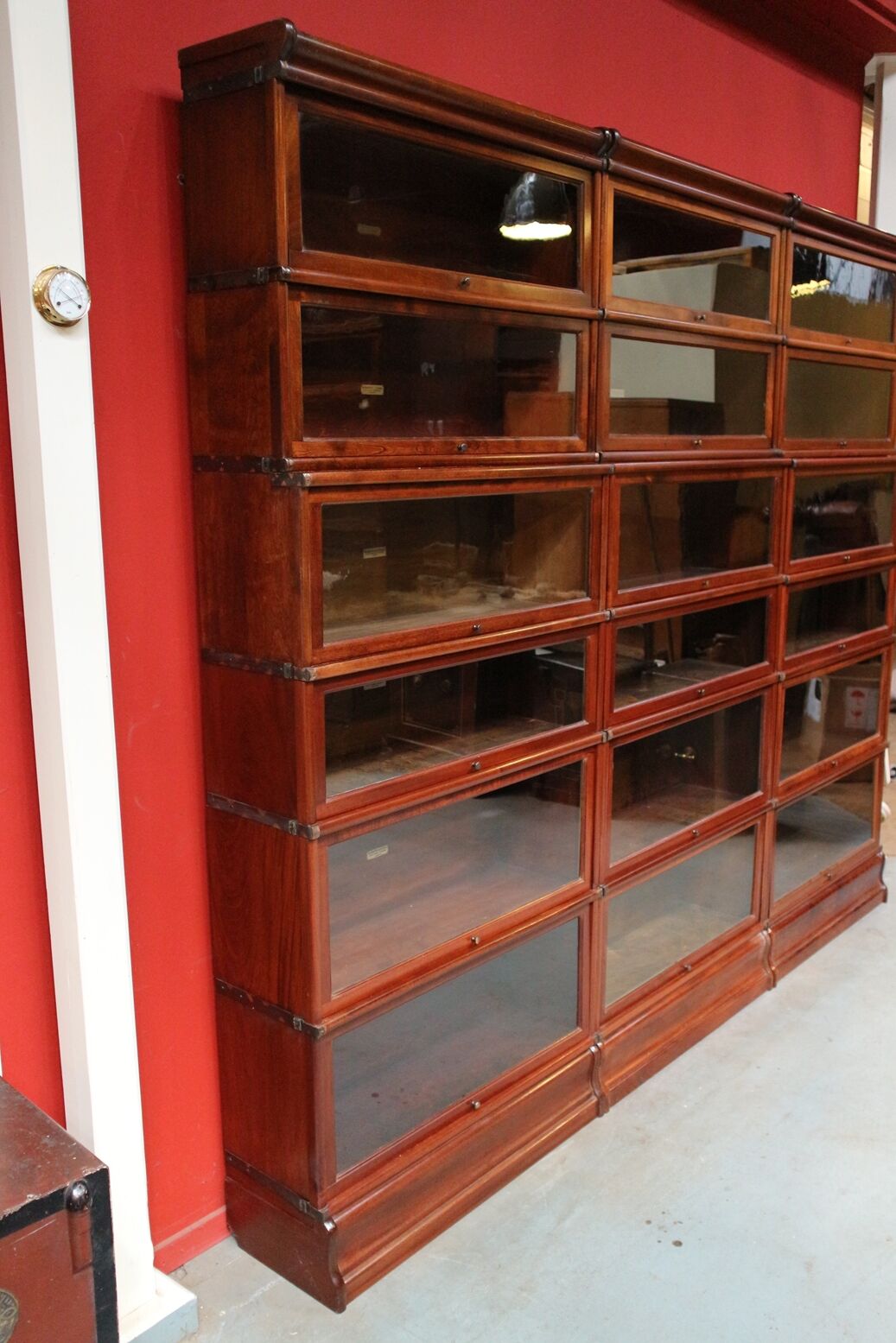 Antique mahogany bookcase