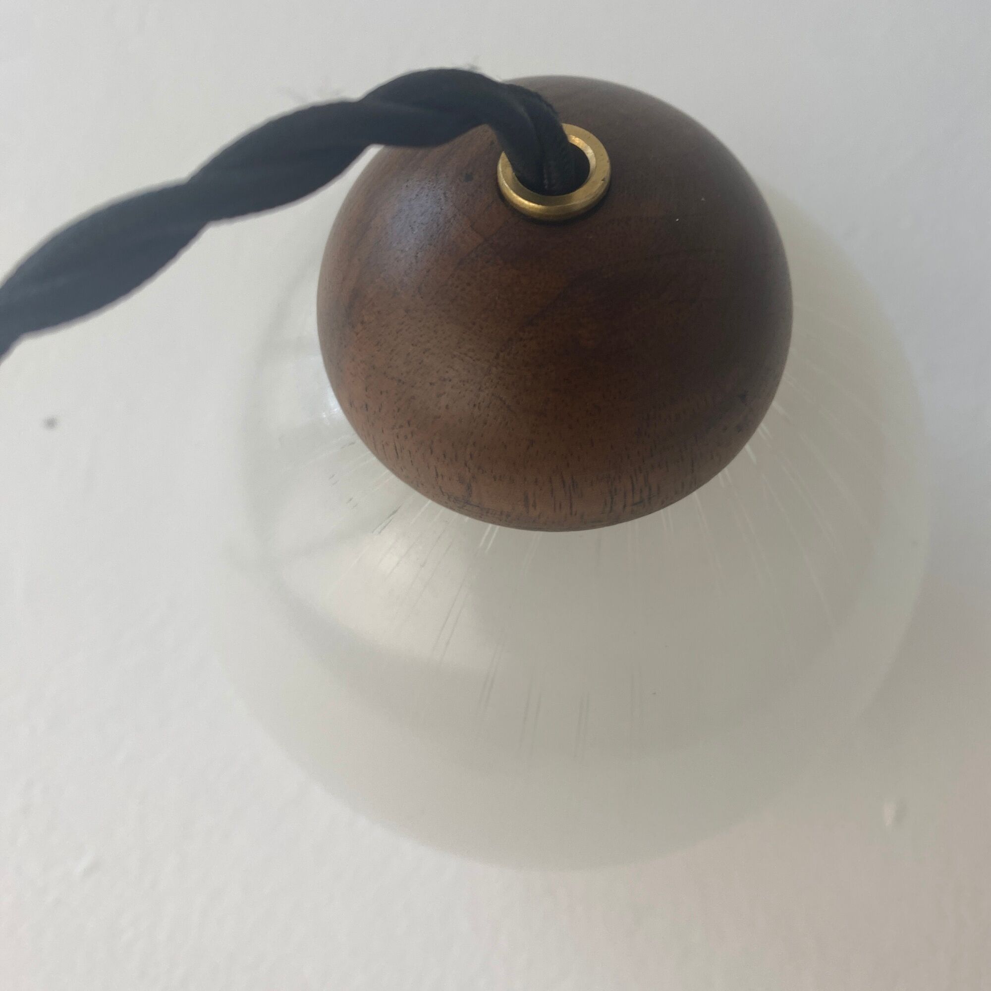 Lot 3 old rifled pendant lamps 1960