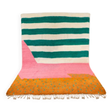 Authentic wool Berber rug, square size 2.5/2.5m.