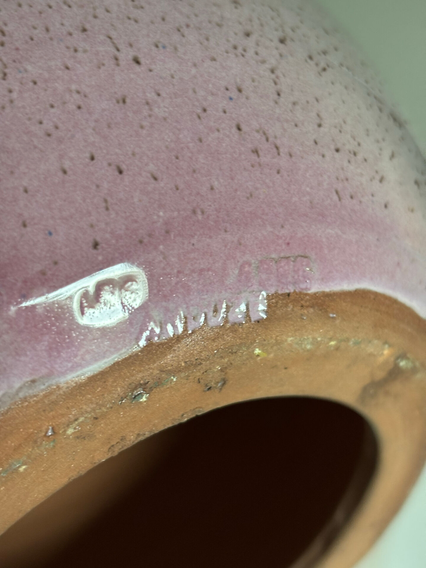 Lamp signed Les Cyclades Anduze - Roland Zobel