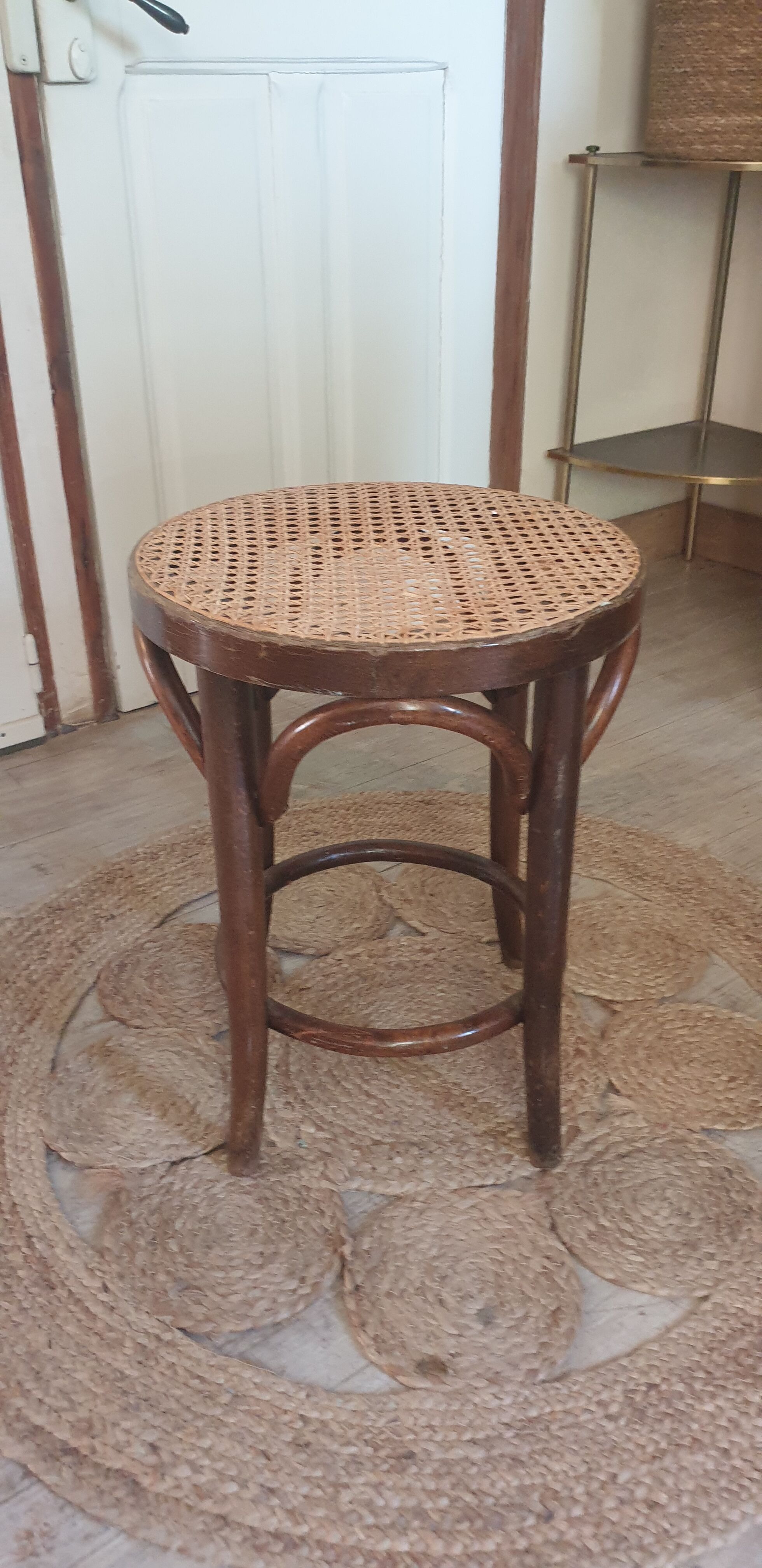 Wooden stool and canning