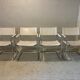 4 chaises cantilever Matteo Grassi