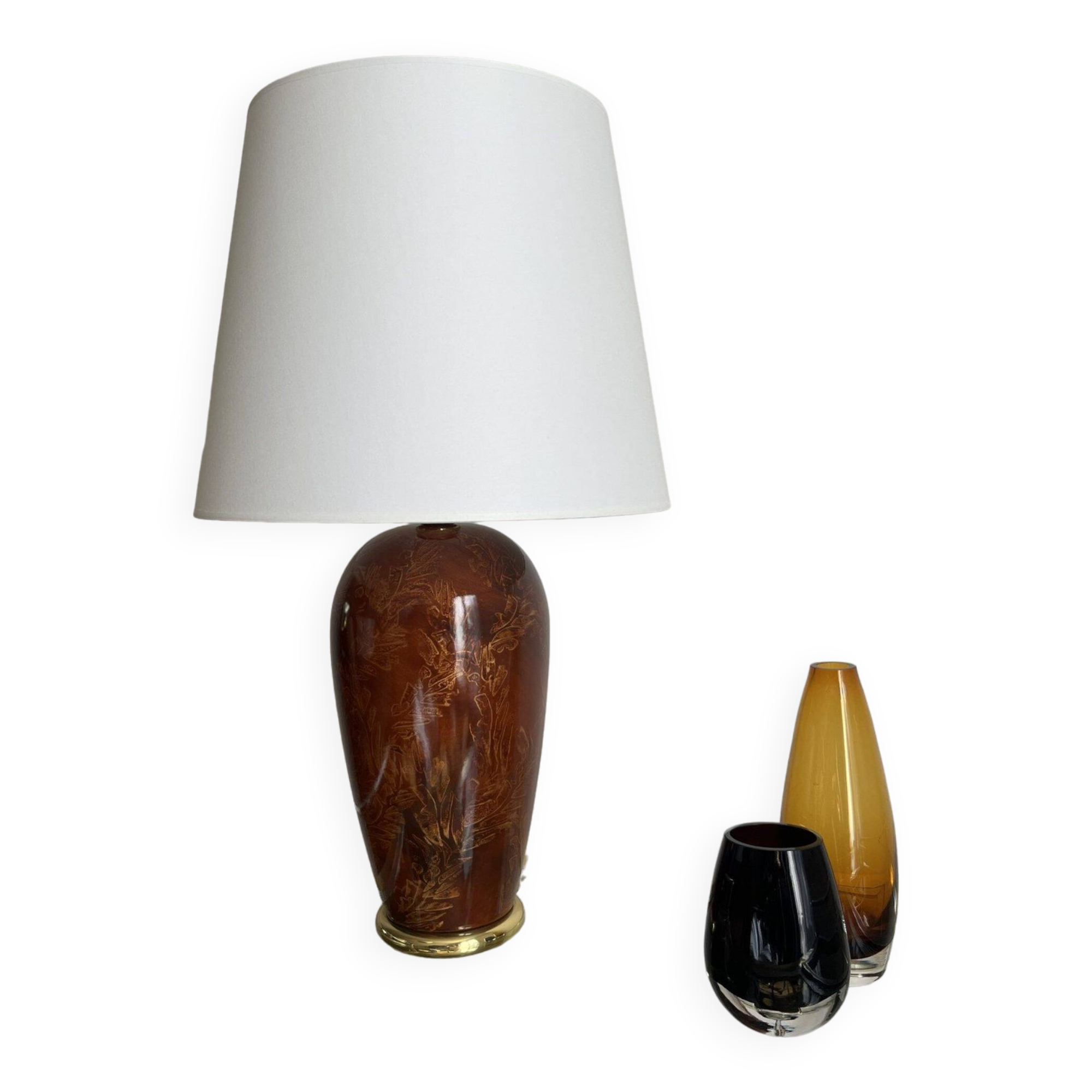 CERAMIC LIVING ROOM LAMP ODESSA MODEL FROM MAISON LE DAUPHIN