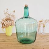 Old blue demijohn