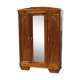 Art deco wardrobe three walnut doors