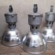 Lot de 4 suspensions industrielles XX°