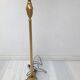 Vintage golden brass lamp anne 50
