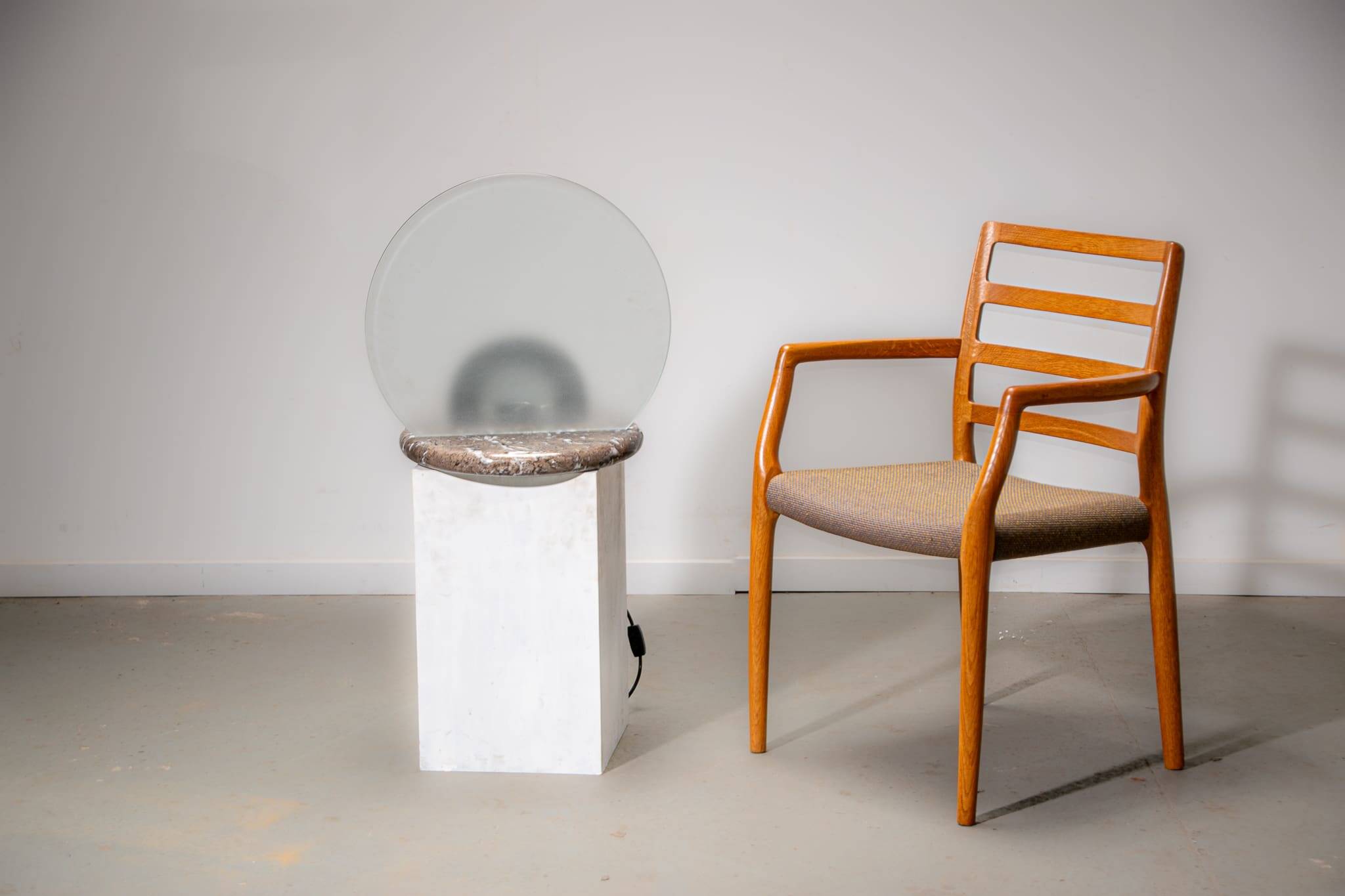 Gong lamp by Bruno Gecchelin for Skipper