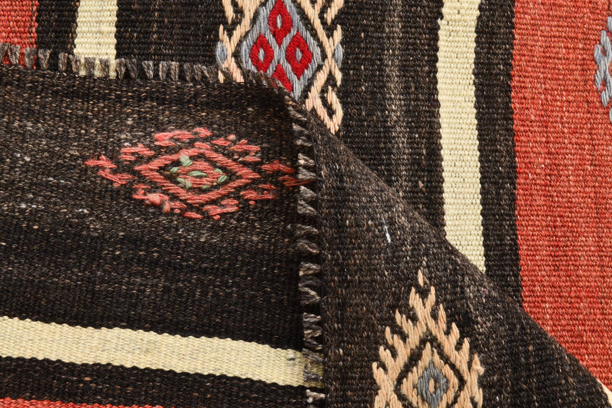 Vintage Wool Kilim Rug, 178x274 Cm