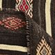Vintage Wool Kilim Rug, 178x274 Cm