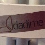 Vintage metal coat rack on foot