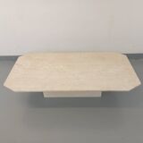 Vintage travertine coffee table from the 70s 80s