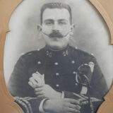 Photographie ancienne portrait soldat, WWI soldier photo