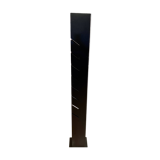 Black steel floor lamp