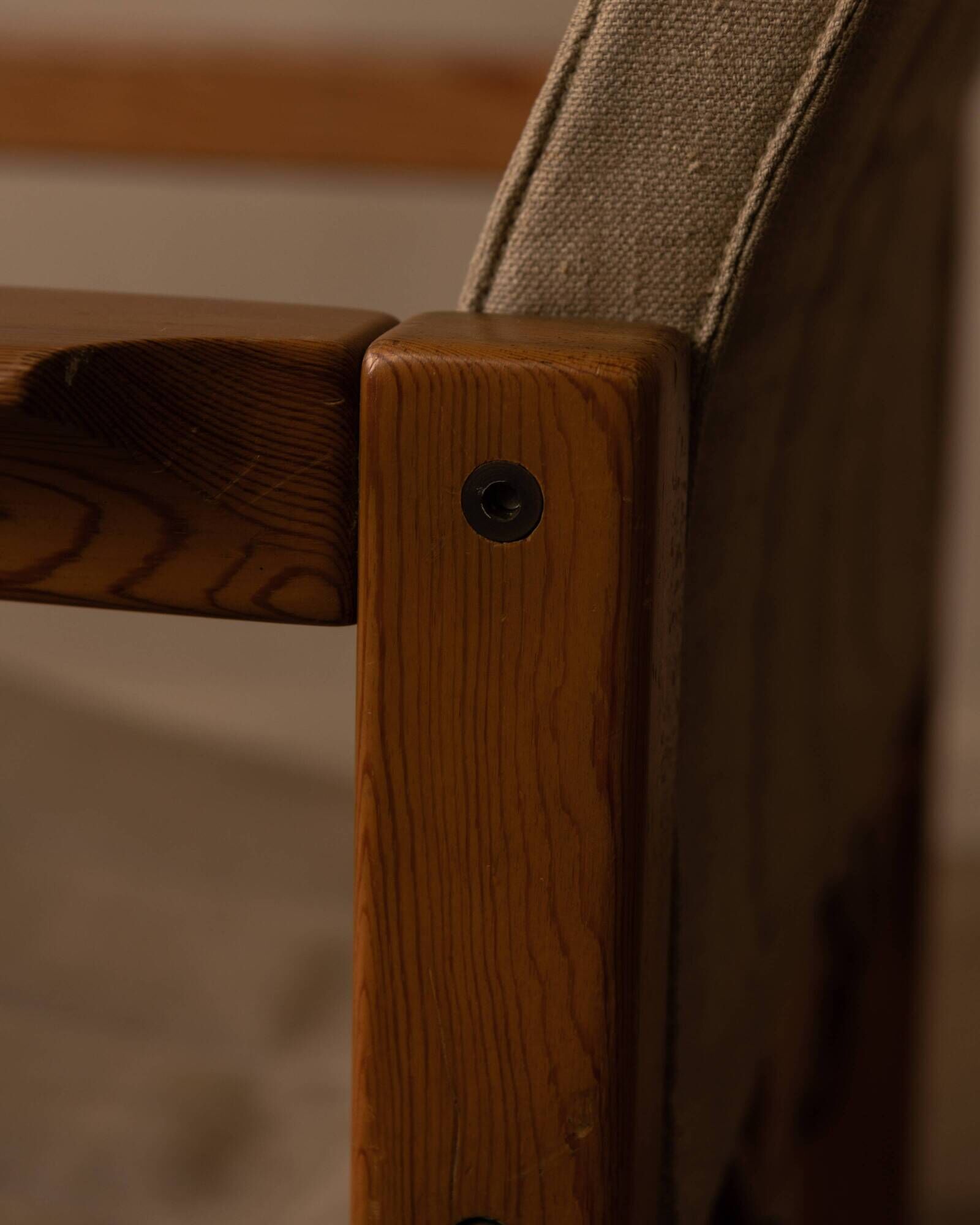 Diana safari chair by Karin Mobring for IKEA · pine and canvas