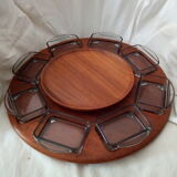 Scandinavian turntable servant of the 60s. Signed Digsmed Denmark.