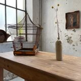 Vintage gold metal cage