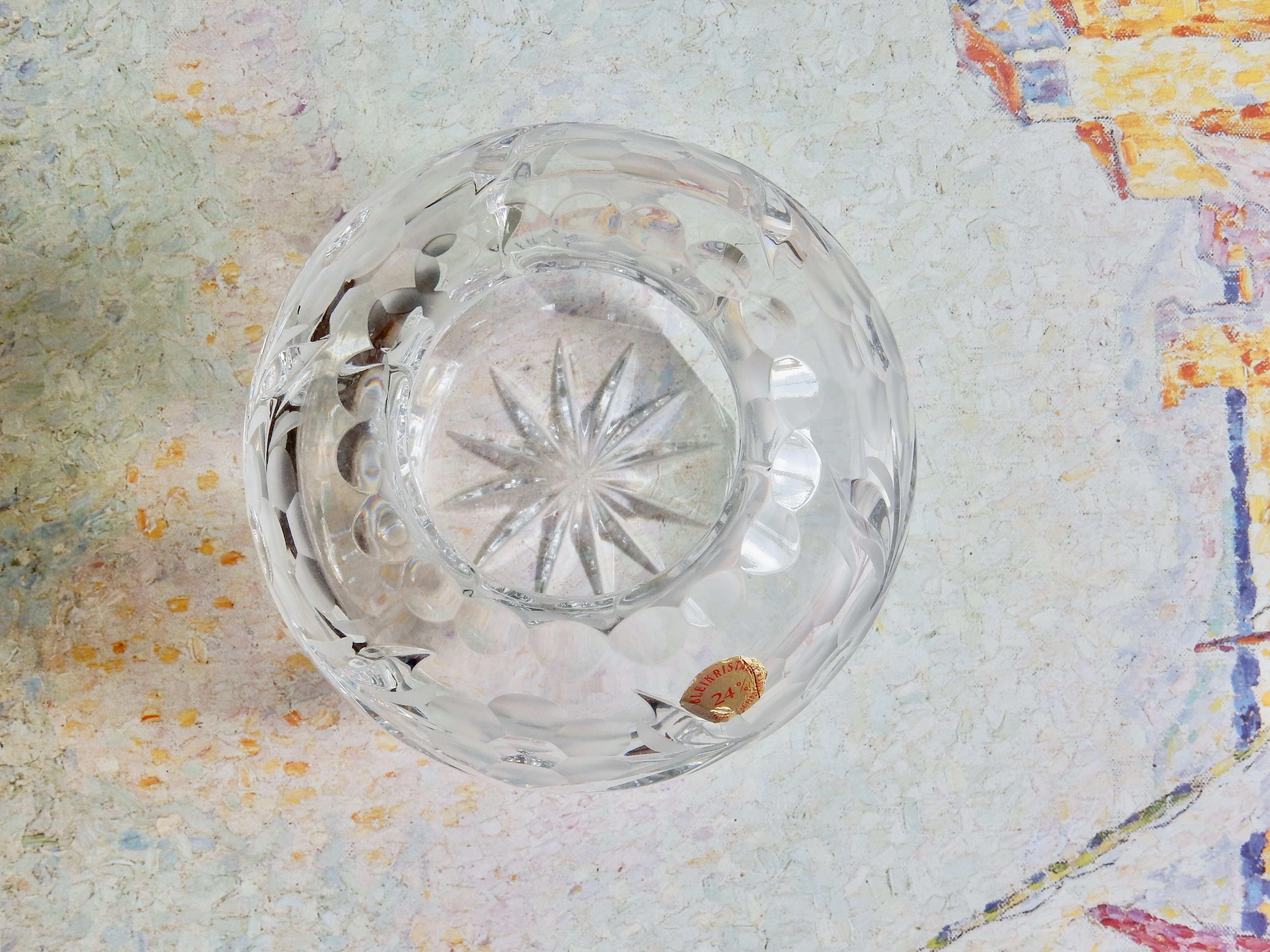 Vase crystal ball, Bavaria