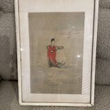 Aquarelle chinoise du 19ème siècle