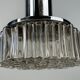60s 70s 3-flame cascade lamp from Staff Leuchten Germany chrome glass