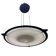 Black and white Murano Glass Light Pendant
