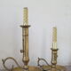 Antique brass candlesticks
