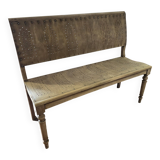 Banquette bistrot en bois , 120cms de long