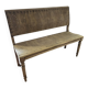 Banquette bistrot en bois , 120cms de long