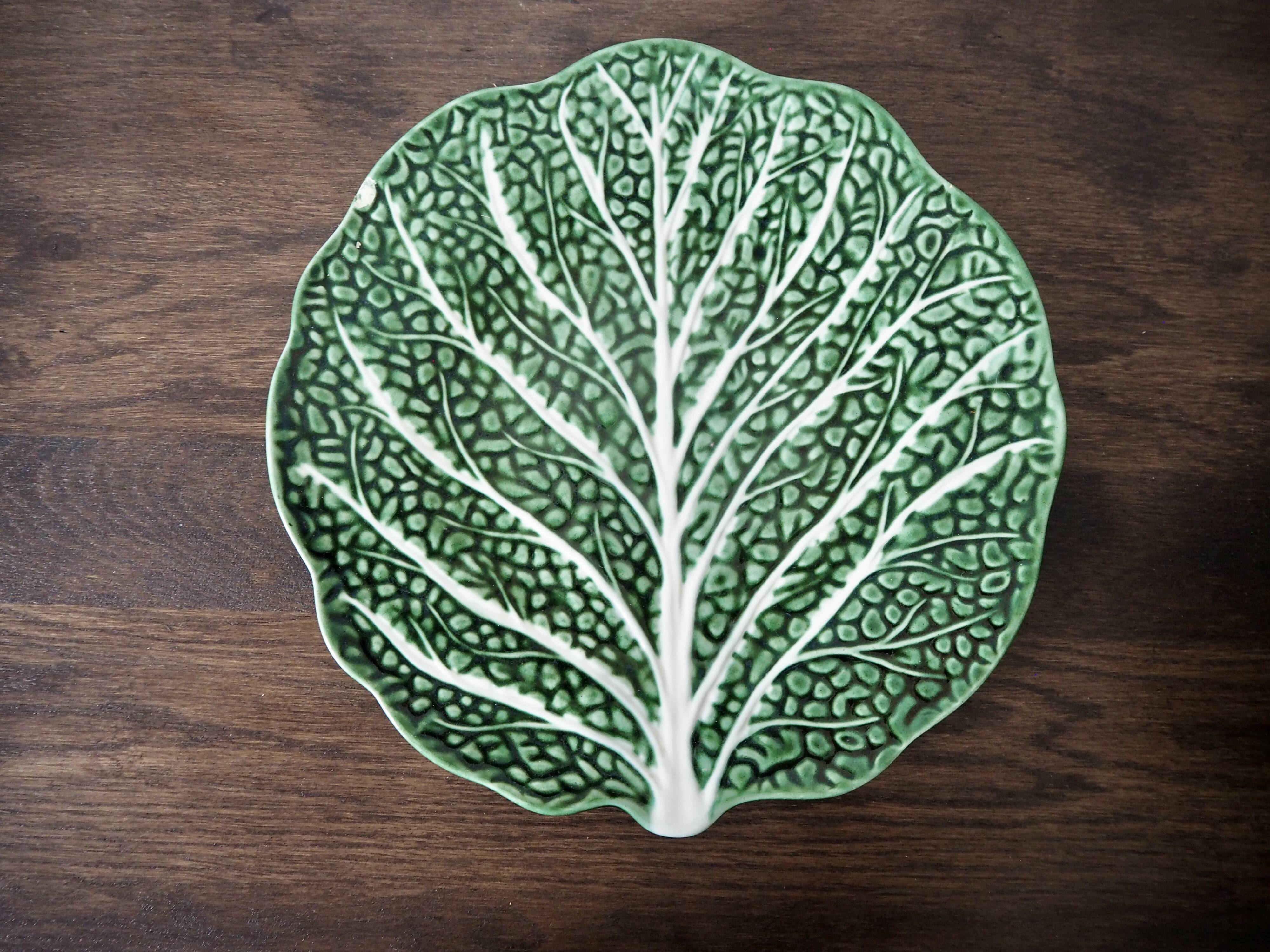 Souptureen and dish in cabbage slip