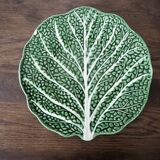 Souptureen and dish in cabbage slip