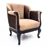 A pair of antique armchairs, Northern Europe, around 1890.