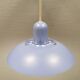 Classic small Danish hanging lamp, produced by Form-Light in the 1980s. Light purple color