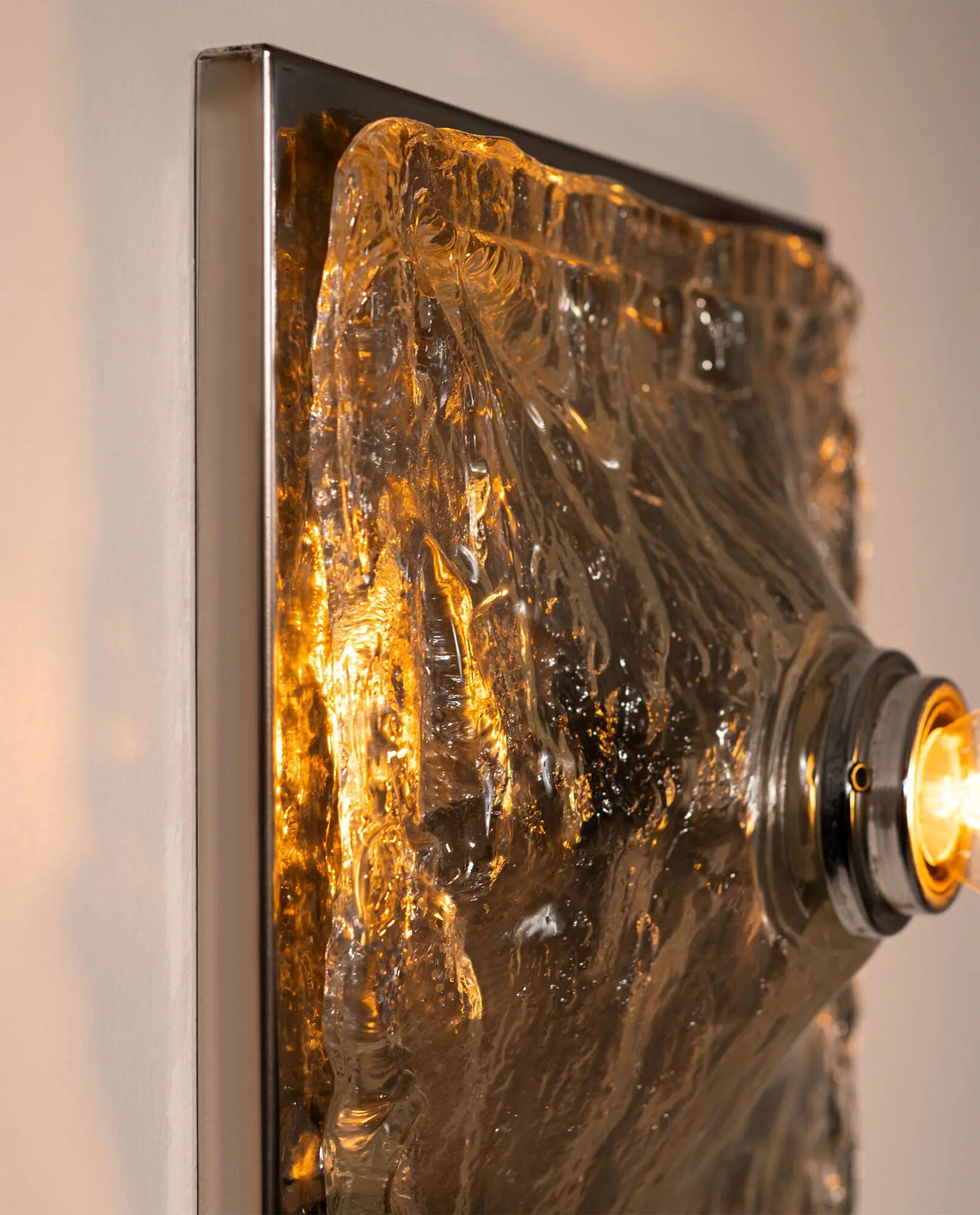 Applique en verre de Murano, années 1970