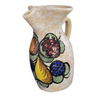 Pitcher decorated with fruit